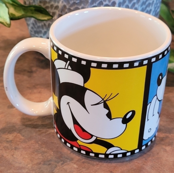 DISNEY Vintage Mickey Mouse Film Strip Coffee Mug, Disney Japan - Picture 3 of 10